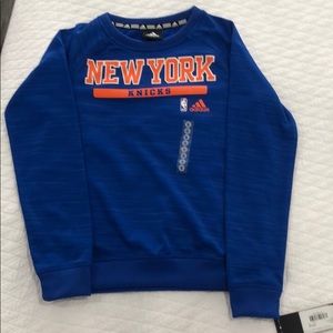 Boys New York Knick pull over sweatshirt.